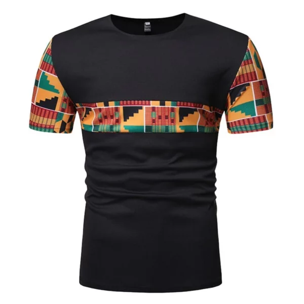 Camiseta com estampa negra africana