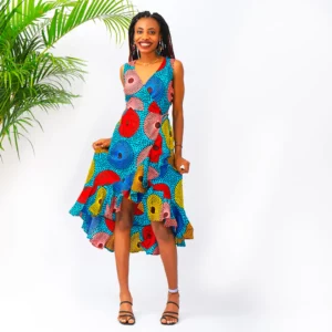vestido chique de tanga africana