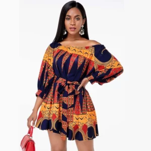 vestido de verão africano