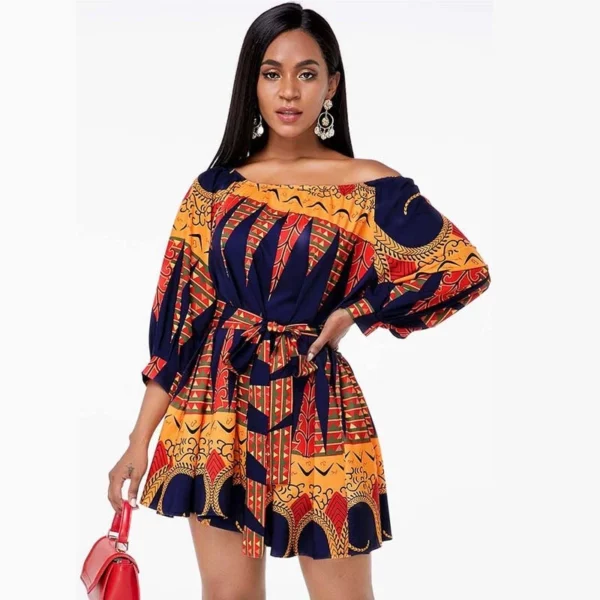 vestido de verão africano